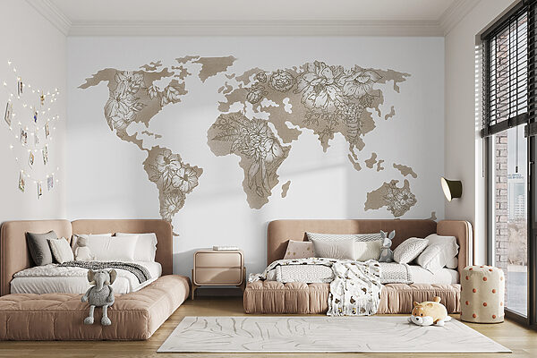 Een kaart van de wereld Een kaart van de wereld