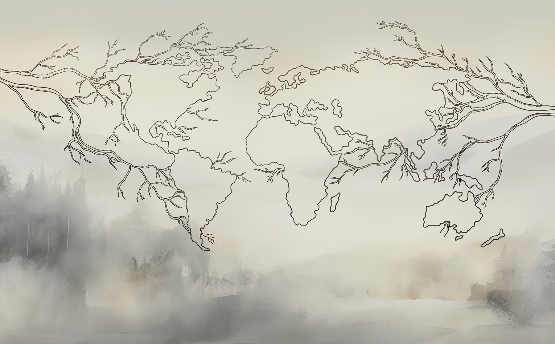 A map of the world A map of the world