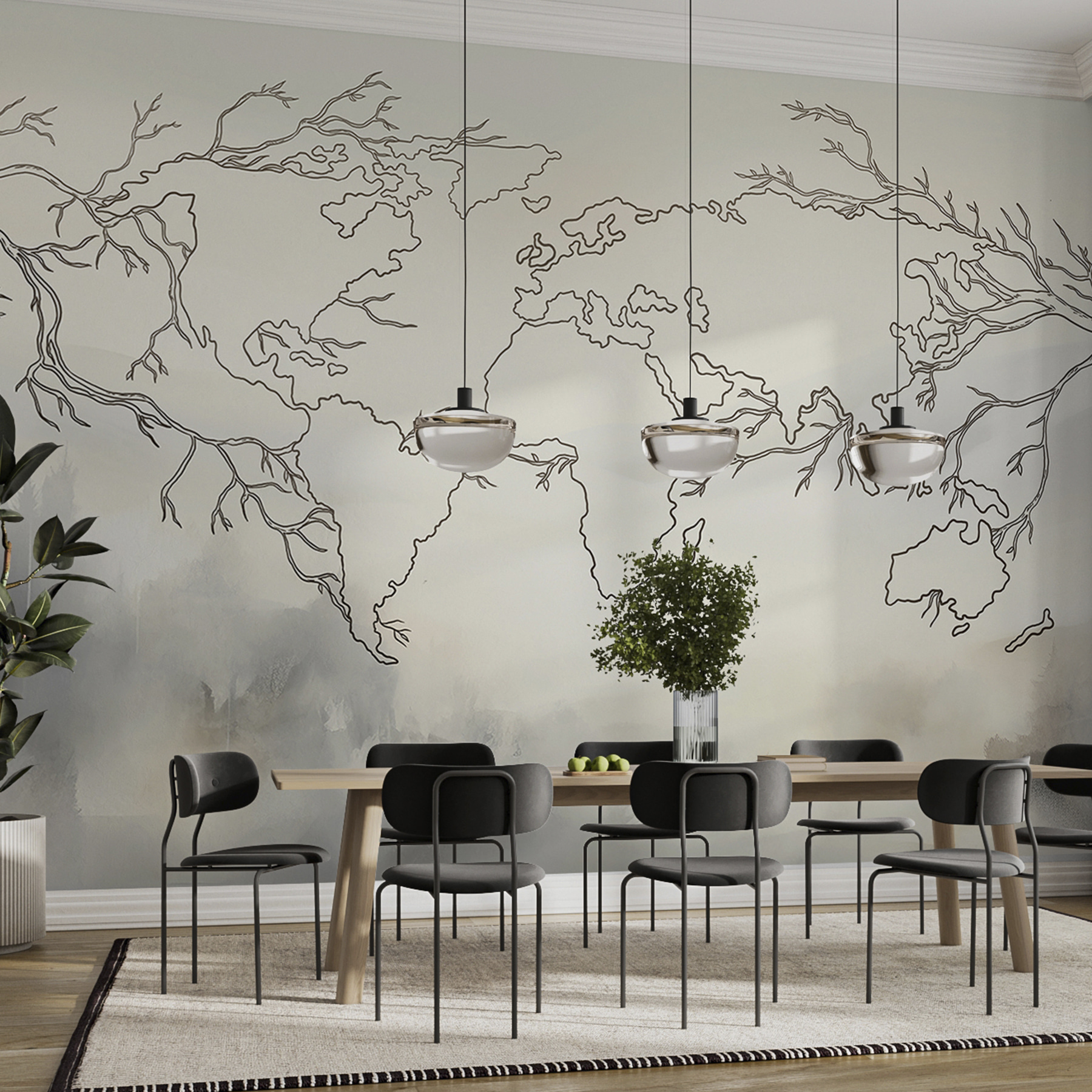 A map of the world A map of the world