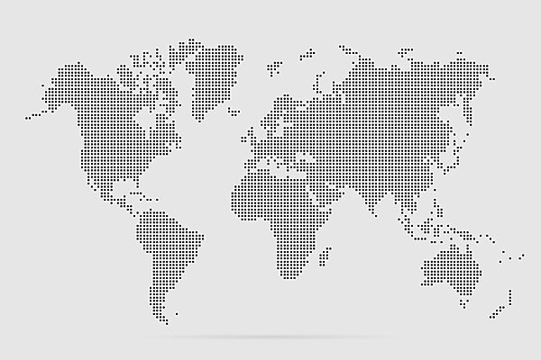 A map of the world