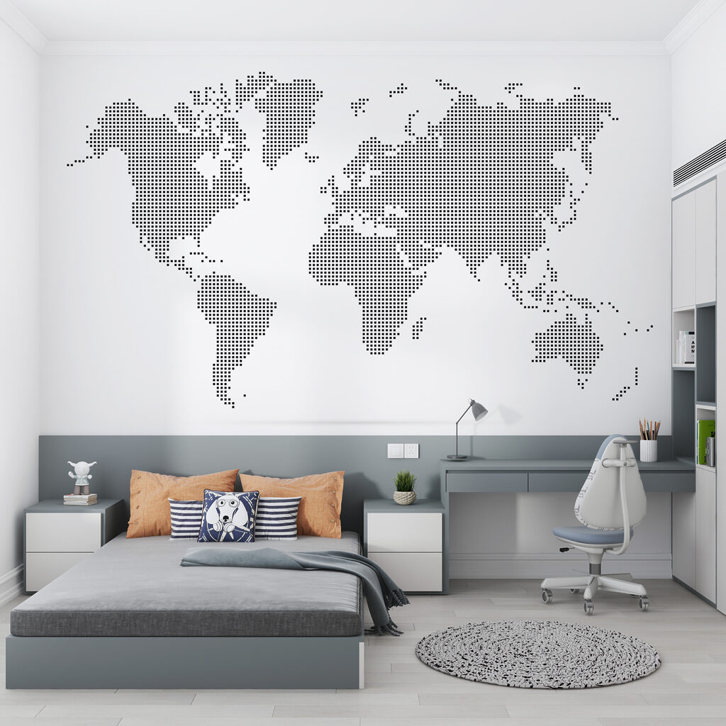 A map of the world
