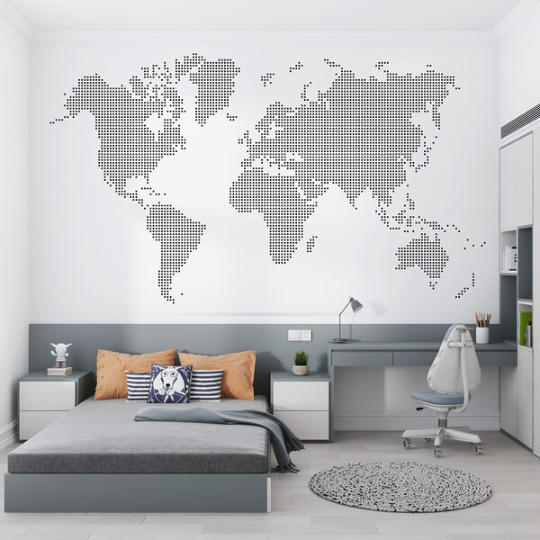 A map of the world