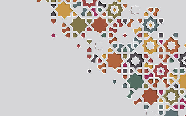 Een witte achtergrond met kleurrijk ontwerp Een witte achtergrond met kleurrijk ontwerp