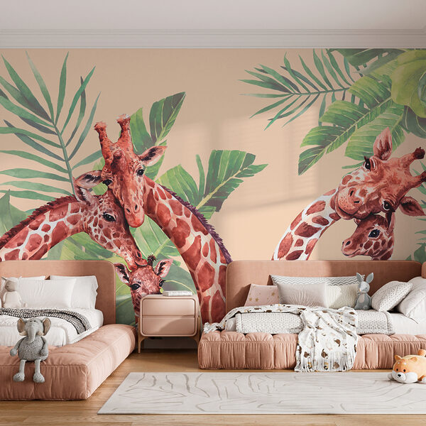 Een groep giraffen met lange nekken Een groep giraffen met lange nekken