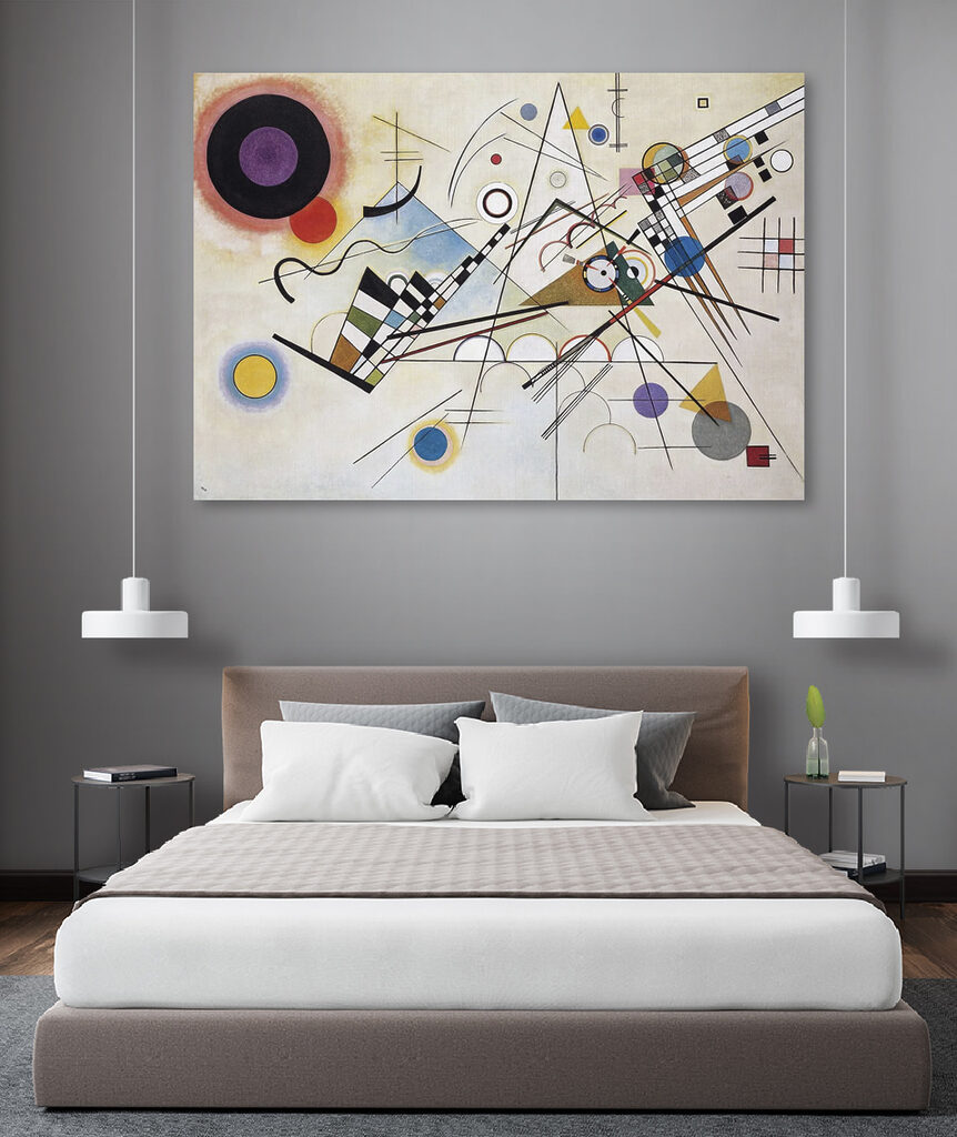 A painting of a variety of colors