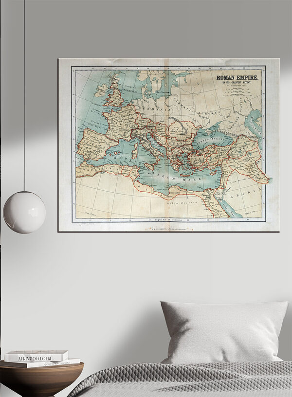 Een kaart van europa met rode lijnen Een kaart van europa met rode lijnen