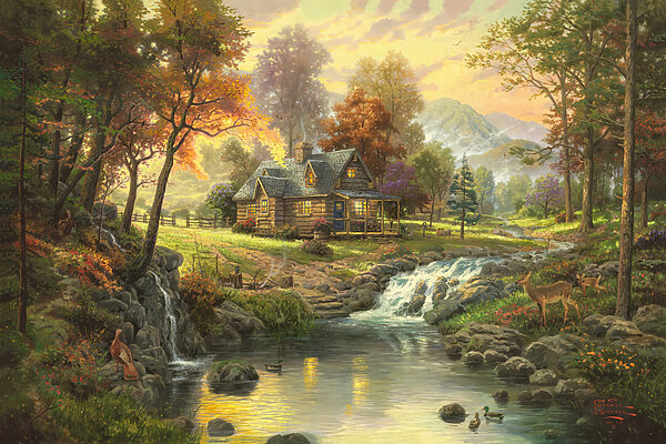 Een huis aan een rivier Een huis aan een rivier