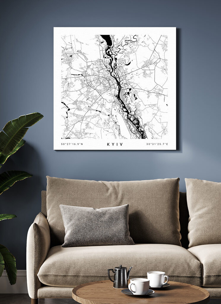 A map of a city A map of a city