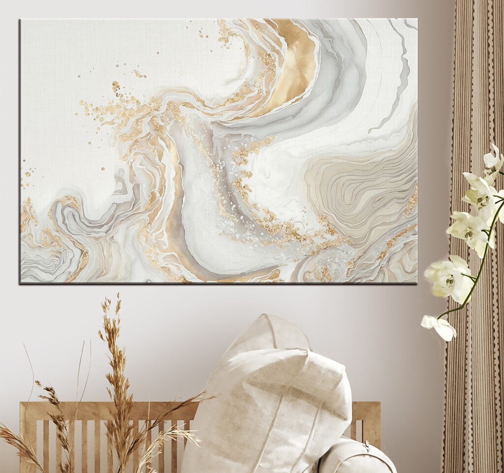 Elegant Swirls of Cream and Amber Elegant Swirls of Cream and Amber