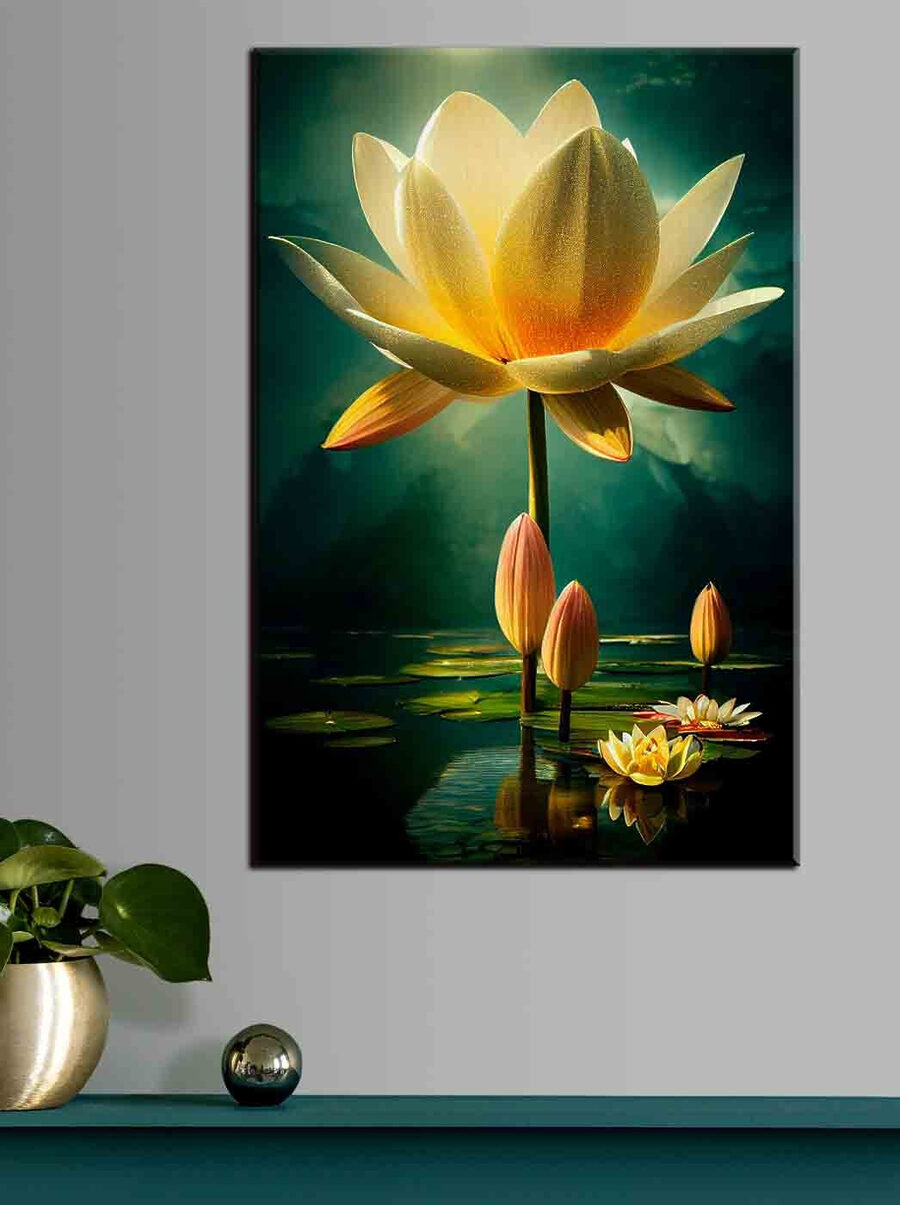 A yellow flower with petals A yellow flower with petals