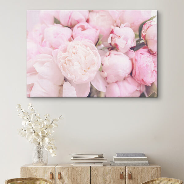 Een groep roze bloemen Een groep roze bloemen
