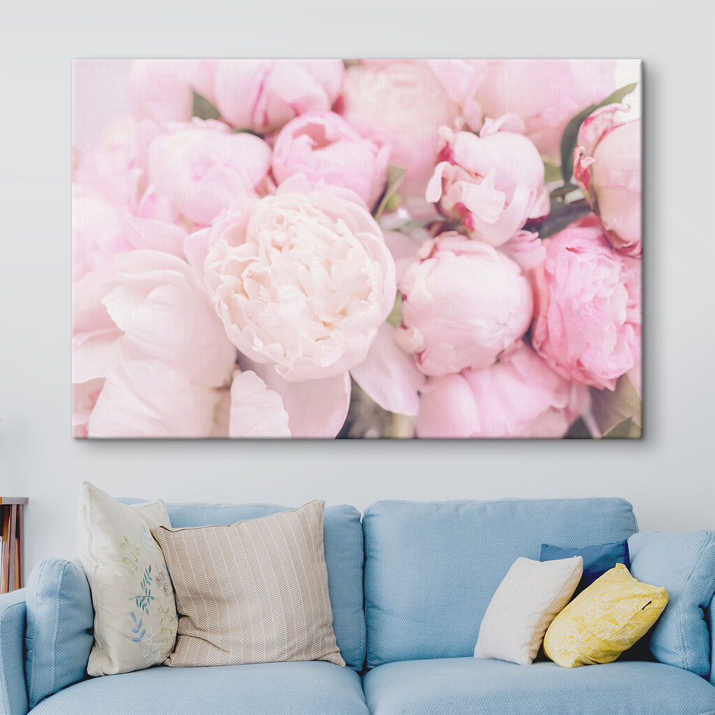 A group of pink flowers