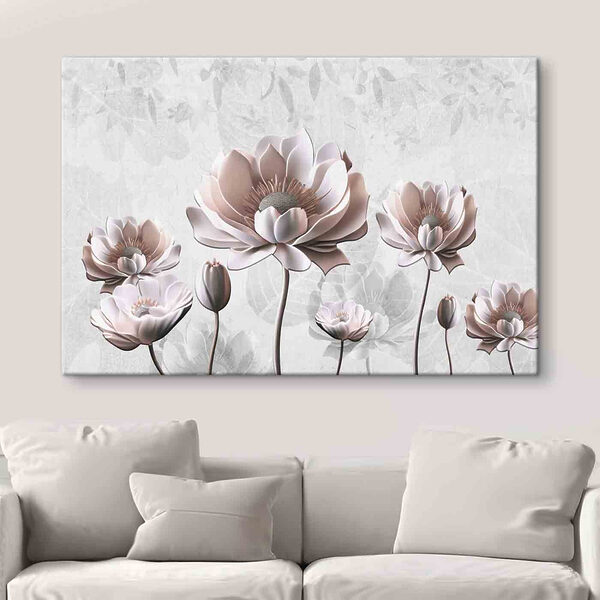 Een groep witte bloemen Een groep witte bloemen