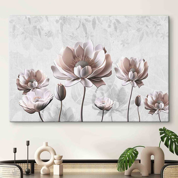 Een groep witte bloemen Een groep witte bloemen