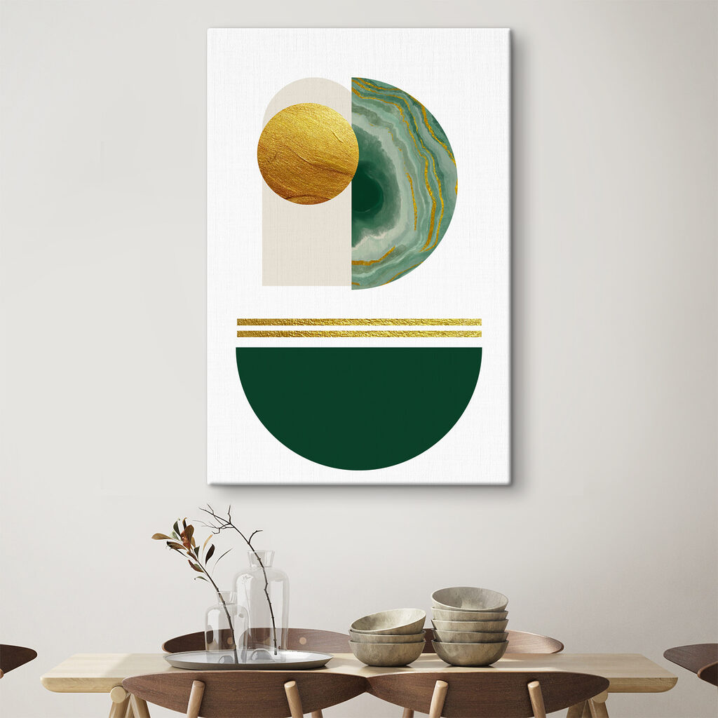 Abstract harmony in emerald and textures Abstract harmony in emerald and textures