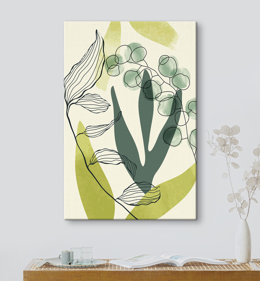 Een tekening van een plant