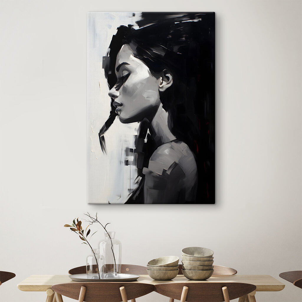 A painting of a woman A painting of a woman