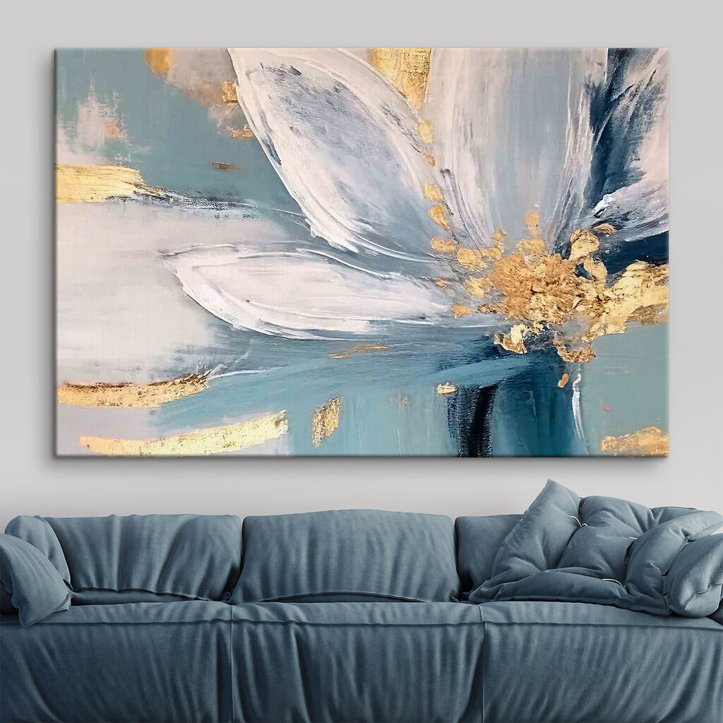 A painting of a flower A painting of a flower