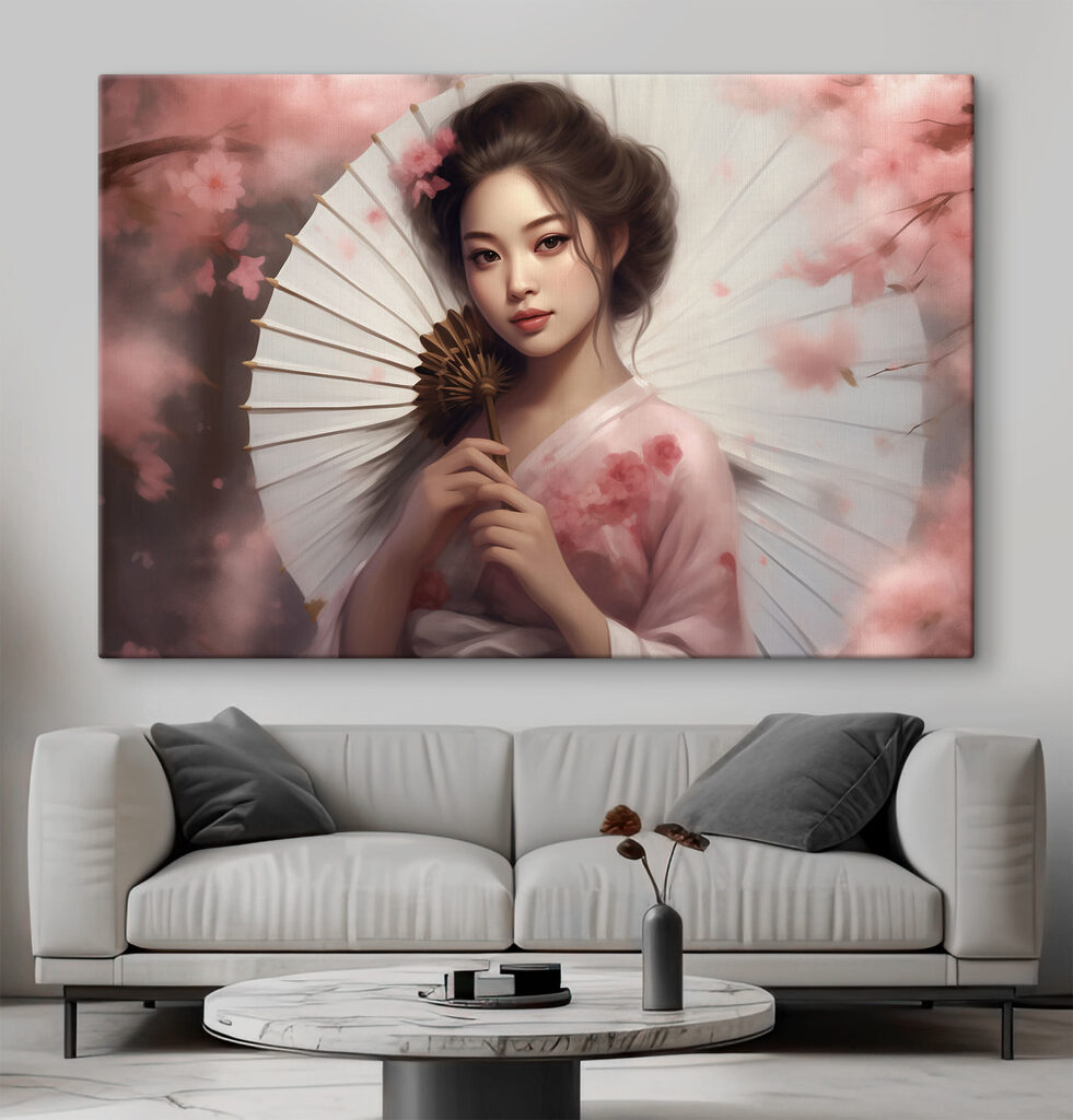 A woman holding a fan A woman holding a fan