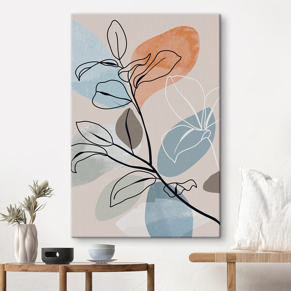 Een tekening van een plant Een tekening van een plant