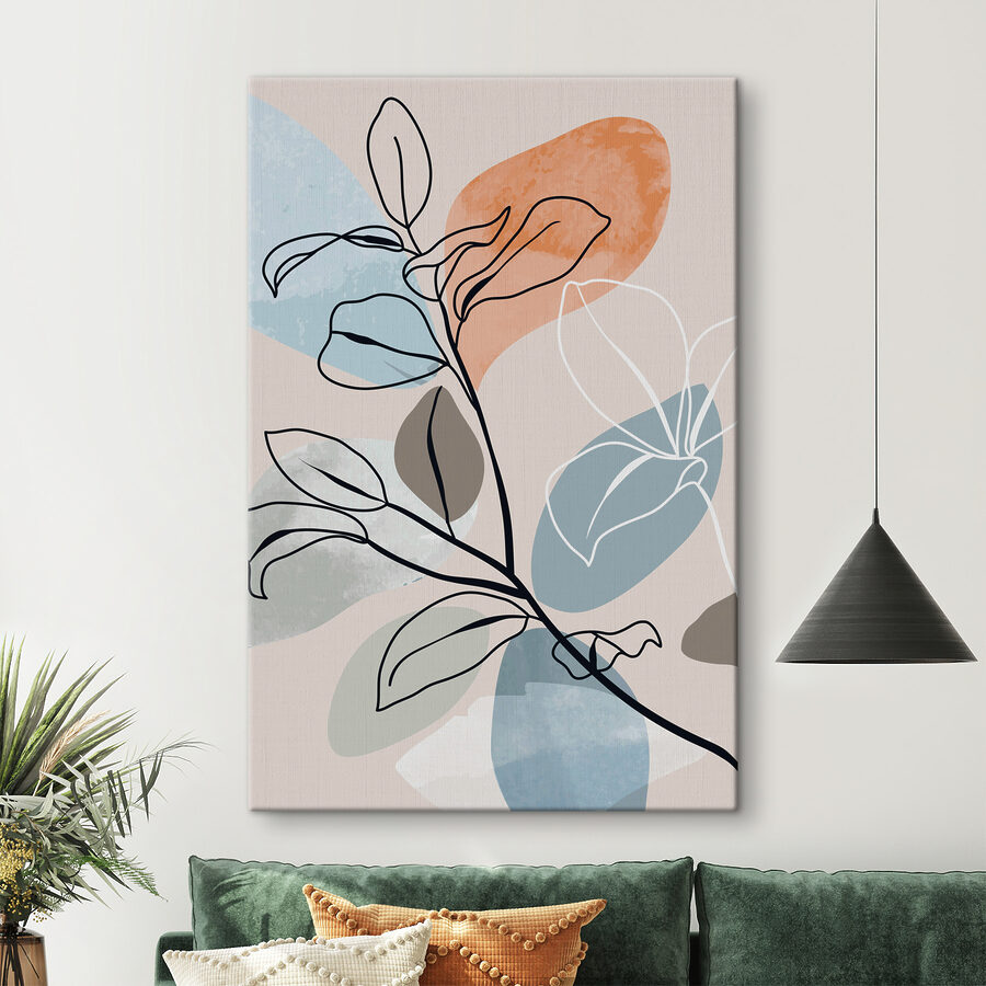 Een tekening van een plant