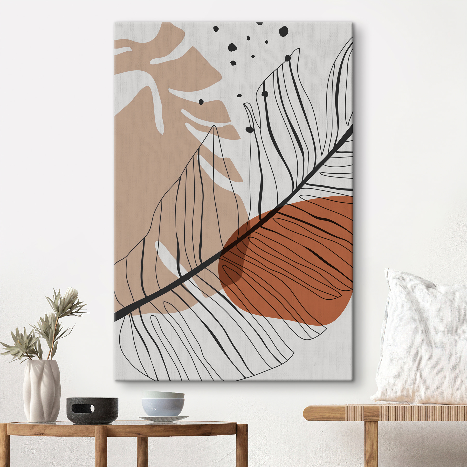 A close up of a leaf