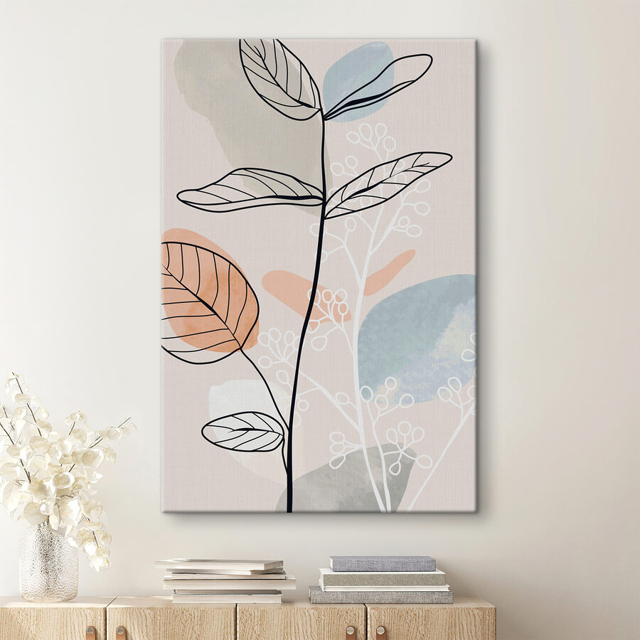 Een tekening van een plant