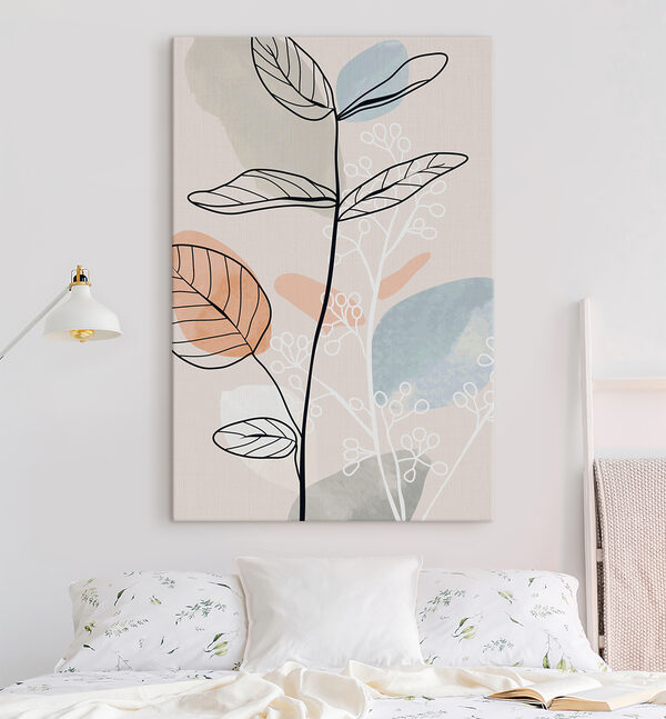 Een tekening van een plant Een tekening van een plant