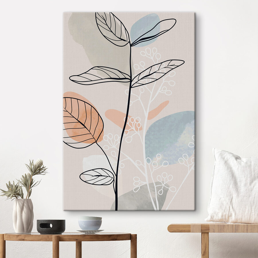 Een tekening van een plant