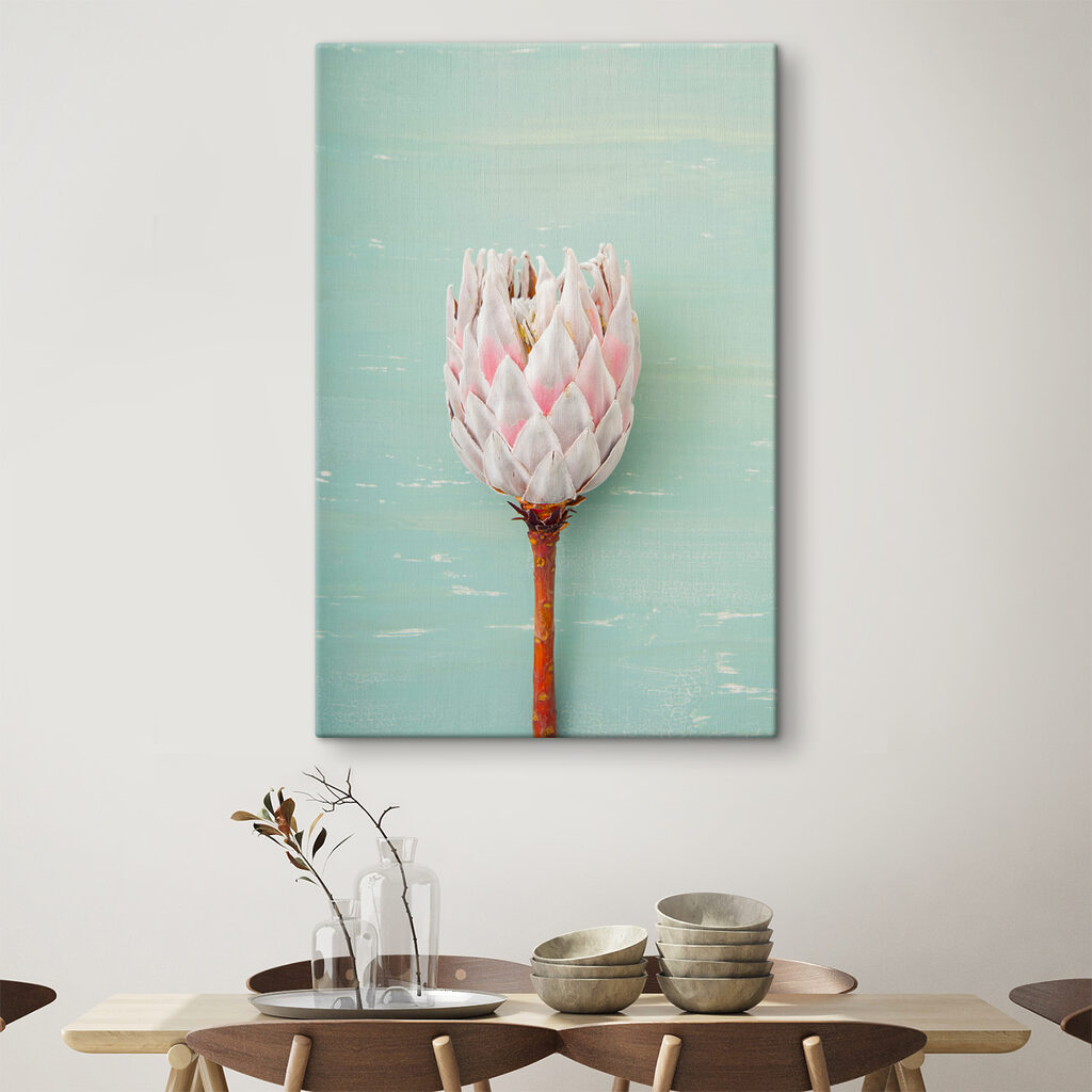 A flower on a stick