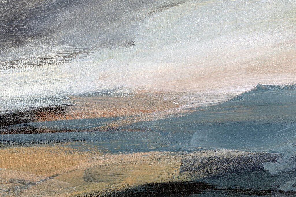 A close up of a painting A close up of a painting