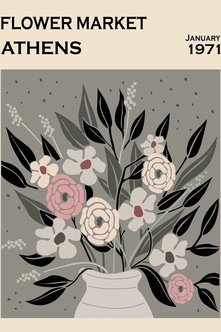 Een vaas met bloemen Een vaas met bloemen