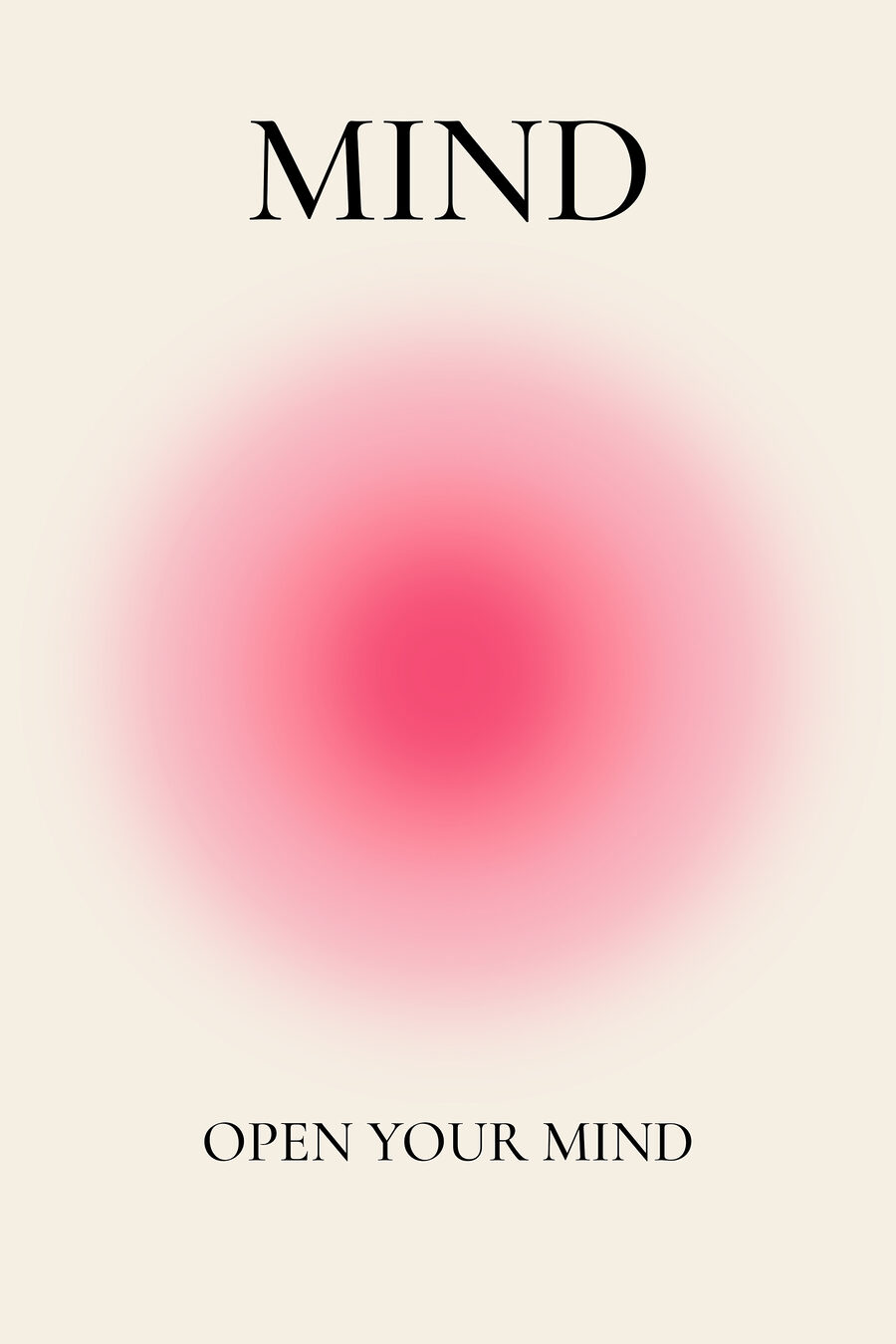 Een roze cirkel met witte achtergrond