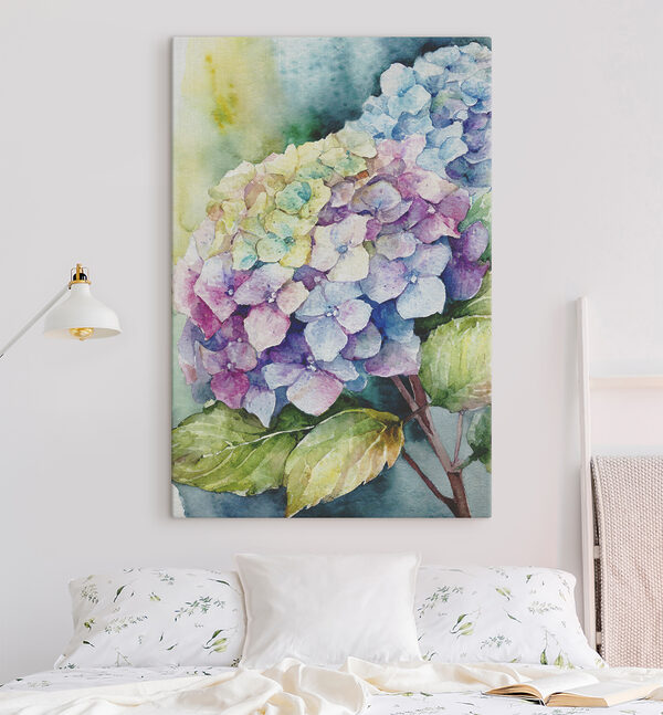 Een aquarel van een bloem Een aquarel van een bloem