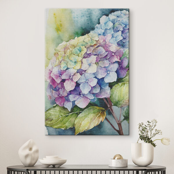 Een aquarel van een bloem Een aquarel van een bloem
