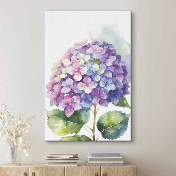 Een aquarel van een bloem Een aquarel van een bloem