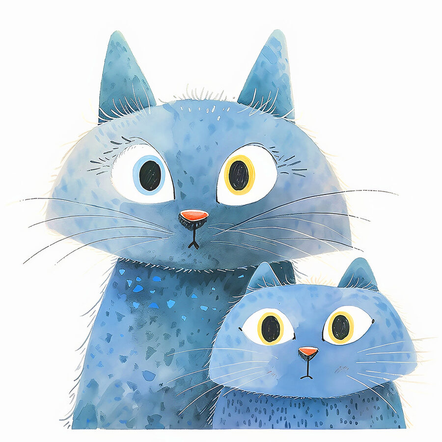 Een kat en een kat