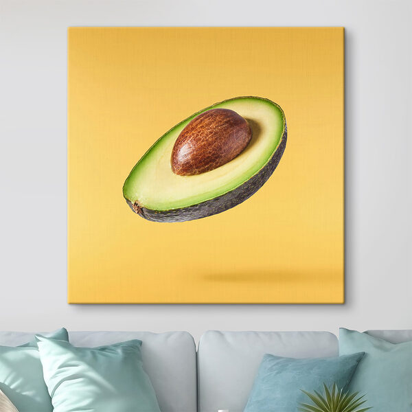 Een avocado doormidden gesneden Een avocado doormidden gesneden