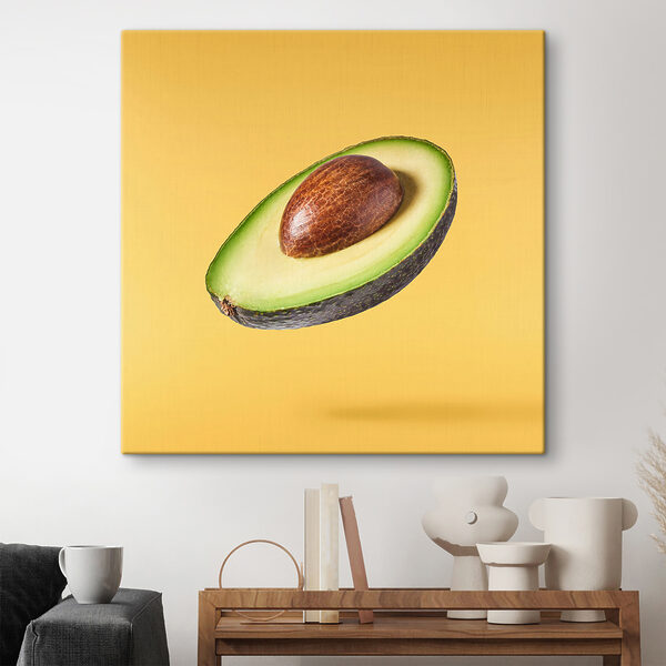 Een avocado doormidden gesneden Een avocado doormidden gesneden