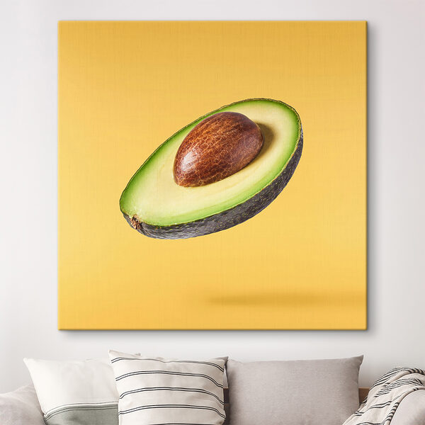 Een avocado doormidden gesneden Een avocado doormidden gesneden
