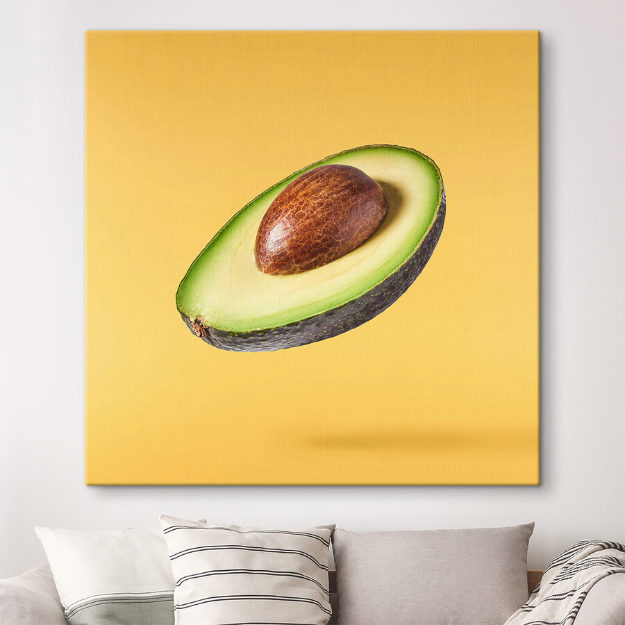 Een avocado doormidden gesneden Een avocado doormidden gesneden