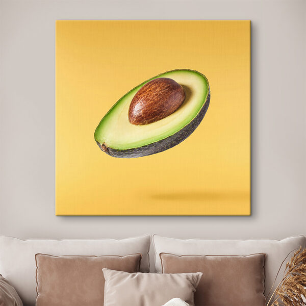 Een avocado doormidden gesneden Een avocado doormidden gesneden