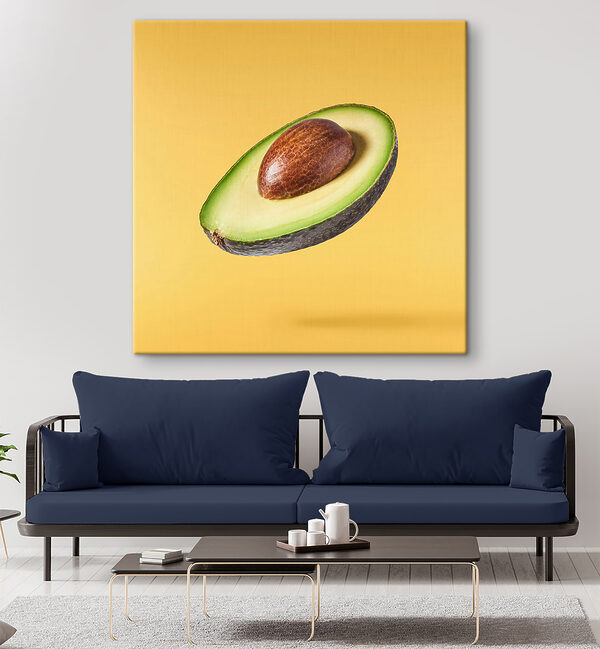 Een avocado doormidden gesneden Een avocado doormidden gesneden