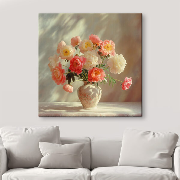 Een vaas met bloemen erin Een vaas met bloemen erin