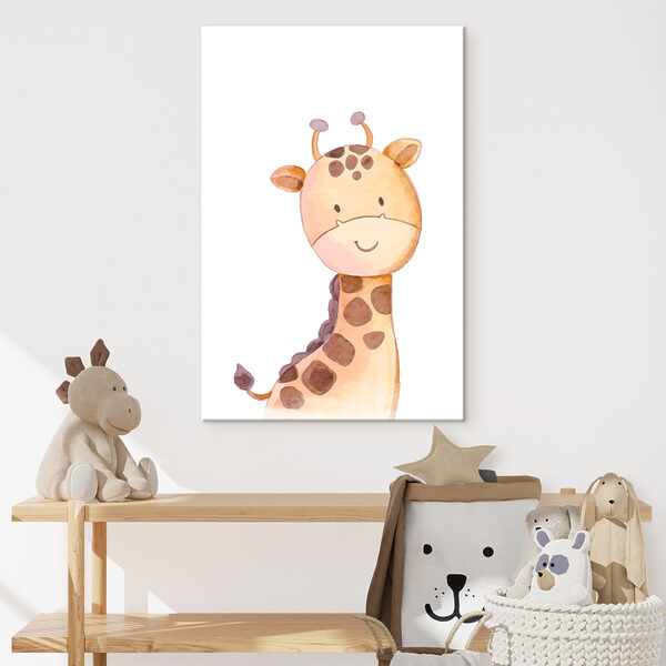 Een giraffe met een witte achtergrond Een giraffe met een witte achtergrond