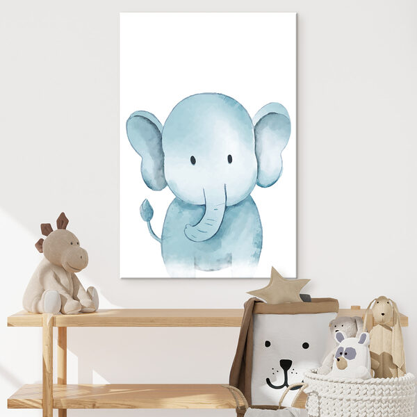 Een cartoon van een olifant Een cartoon van een olifant