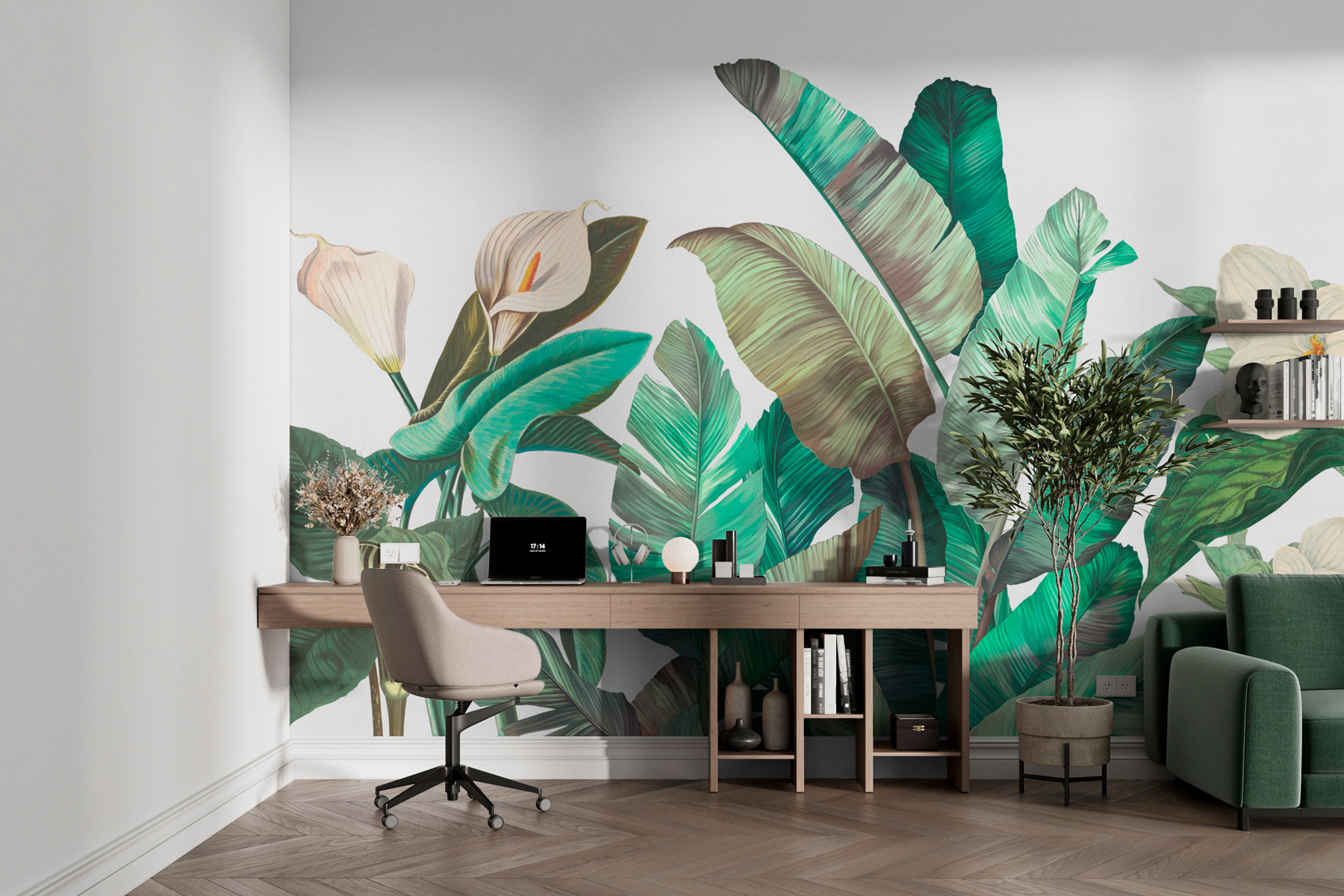 A group of tropical plants