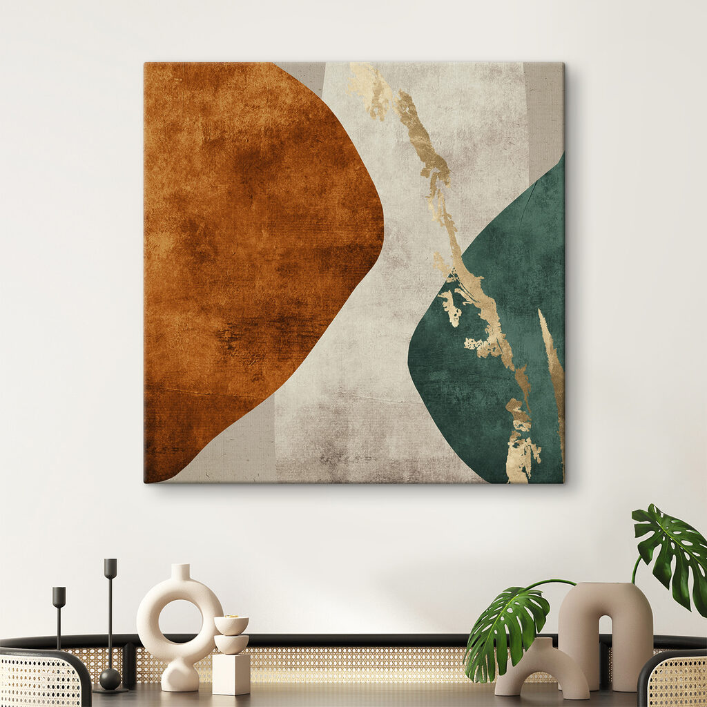 A art piece with a colorful design A art piece with a colorful design