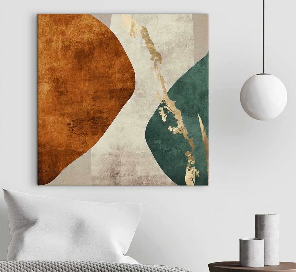 A art piece with a colorful design A art piece with a colorful design