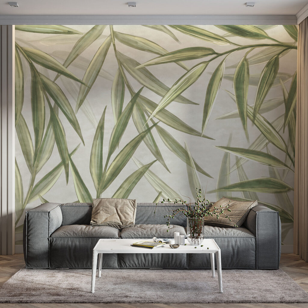 A close up of leaves